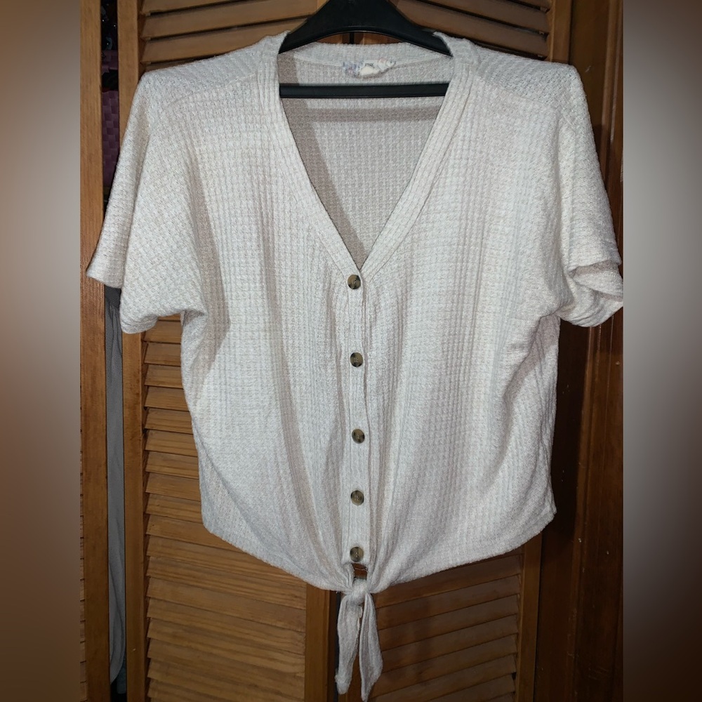 Pink Republic thermal top.